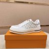 White Louis Vuitton Trocadero Richelieu Sneakers
