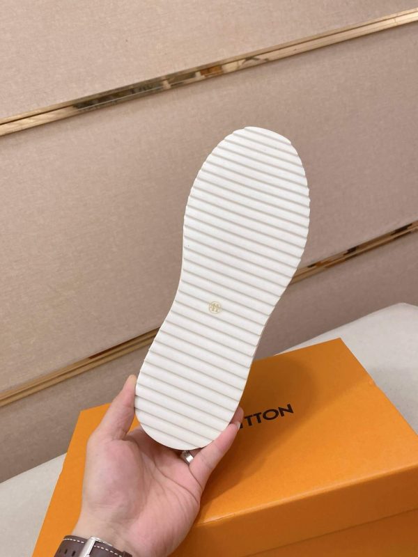 Denim Blue Louis Vuitton Monogram Trocadéro Richelieu Sneaker