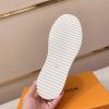 White Louis Vuitton Trocadero Richelieu Sneakers