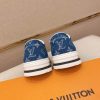 Denim Blue Louis Vuitton Monogram Trocadéro Richelieu Sneaker