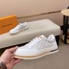 White Louis Vuitton Trocadero Richelieu Sneakers
