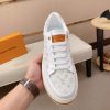 White Louis Vuitton Trocadero Richelieu Sneakers