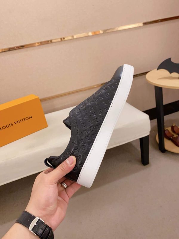 LouisVuittonmen_ssneaker_specificallyaslip-onstyle_2 LV Slip-On Sneakers in Black Monogram Embossed Leather