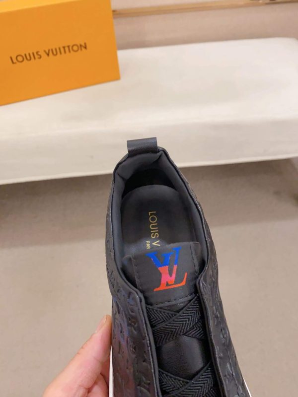 LouisVuittonmen_ssneaker_specificallyaslip-onstyle_3 LV Slip-On Sneakers in Black Monogram Embossed Leather