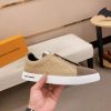 LouisVuittonmen_ssneakerinaslip-onstyle_6 LV Slip-On Sneakers in Beige Monogram Embossed Leather and Suede