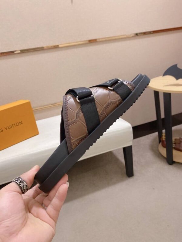 Louis Vuitton Honolulu Mules in Brown