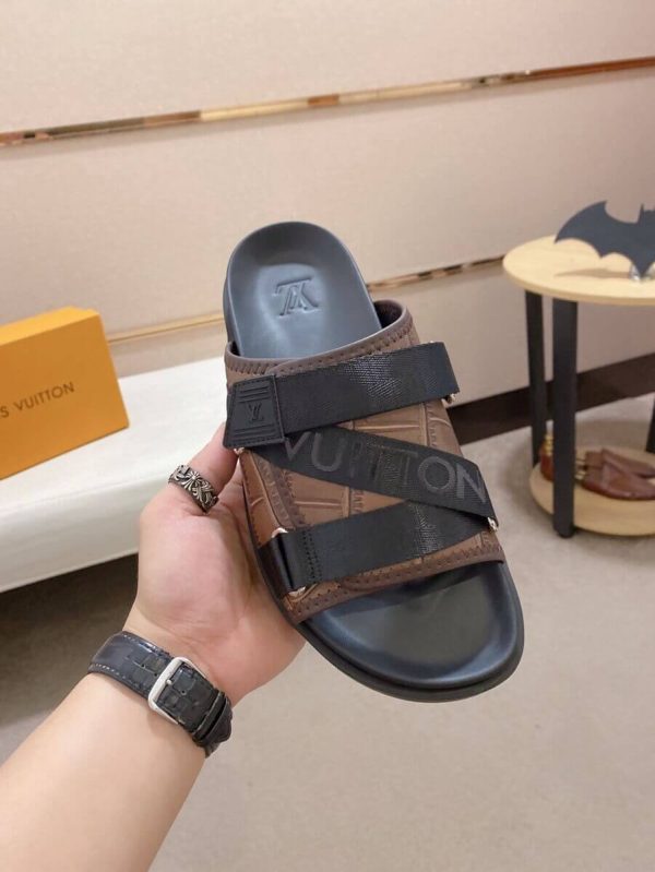 Louis Vuitton Honolulu Mules in Brown