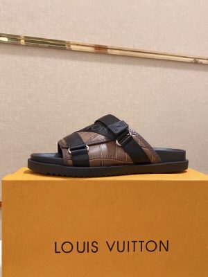 LouisVuittonmulesandal_6 Louis Vuitton Honolulu Mules in Brown