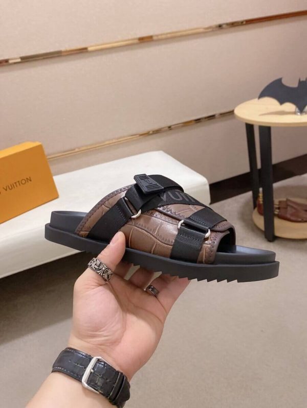 Louis Vuitton Honolulu Mules in Brown