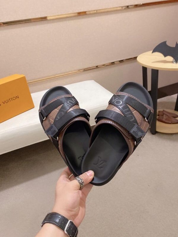 Louis Vuitton Honolulu Mules in Brown