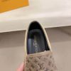 Louis Vuitton Brown Monogram Suede Slip-On Sneakers