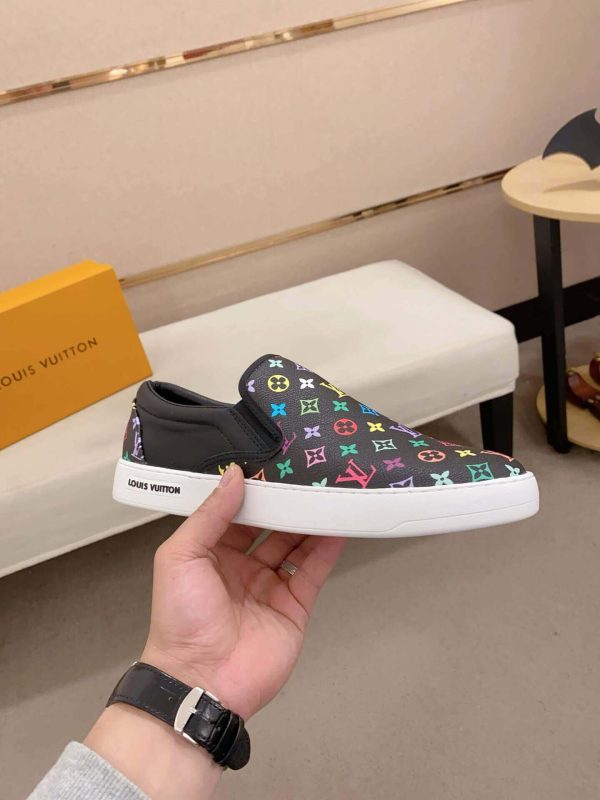 LV X TM Multicolor Canvas Slip-On Sneaker