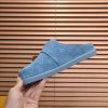 Louis Vuitton LV Ille Slide in Blue Monogram Suede