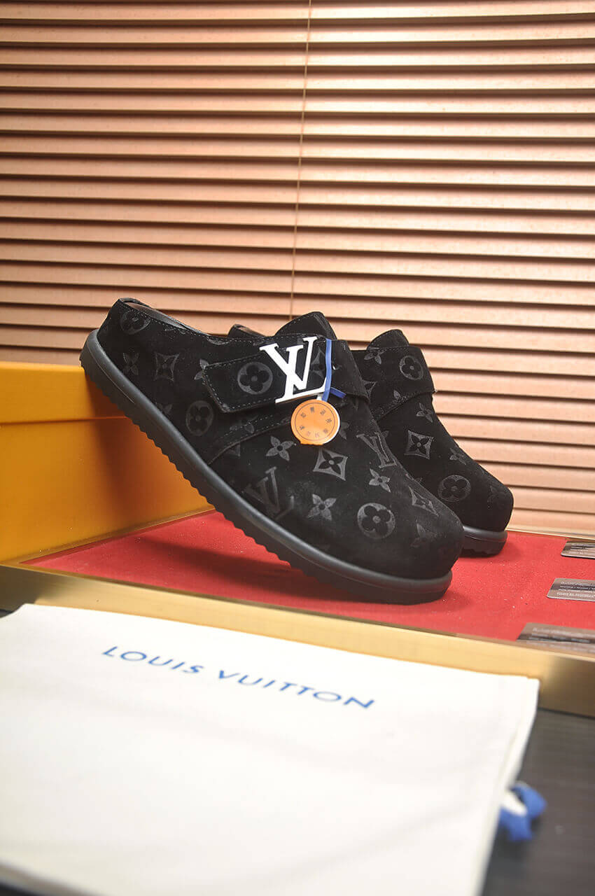 Louis Vuitton LV Ille Slide in black 9 Louis Vuitton LV Ille Slide in black - Image 9