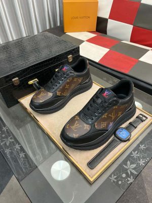 Louis Vuitton Run Away Sneaker in Brown Monogram Canvas