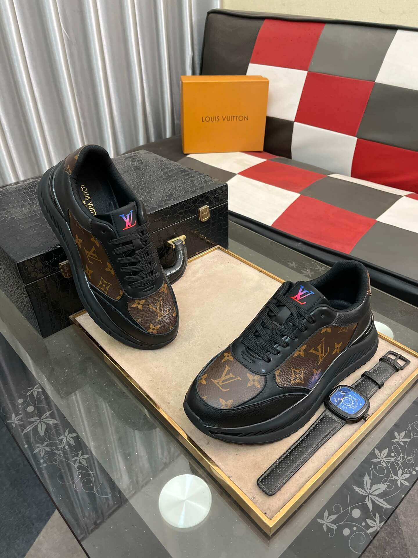 Louis Vuitton Run Away Sneaker in Brown Monogram Canvas 8 Louis Vuitton Run Away Sneaker in Brown Monogram Canvas - Image 8