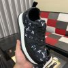 LV Run Away Trainers in Black Monogram Canvas