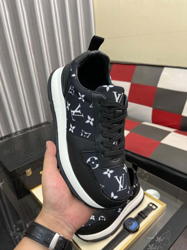 LV Run Away Trainers in Black Monogram Canvas