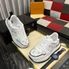 LouisVuittonsneakers_2_a40ed79f-9a83-4dcd-a69d-14b36fc89545 LV Run Away Trainers in White Monogram Canvas