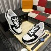 LouisVuittonsneakers_2_bcc8557b-6ce1-4b84-ac39-662cc3f43018 LV Run Away Trainers in Black and White