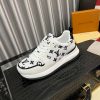 LV Run Away Trainers in Black and White Monogram Canvas