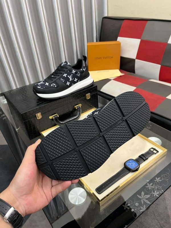 LV Run Away Trainers in Black Monogram Canvas