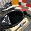 LV Run Away Trainers in Black Monogram Canvas