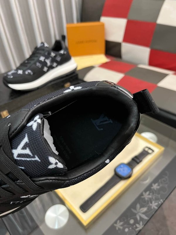 LV Run Away Trainers in Black Monogram Canvas
