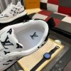 LV Run Away Trainers in Black and White Monogram Canvas