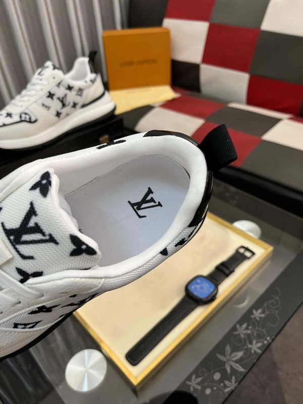 LV Run Away Trainers in Black and White Monogram Canvas