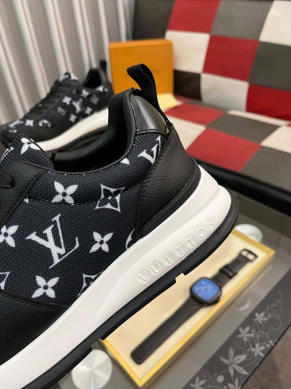 LV Run Away Trainers in Black Monogram Canvas