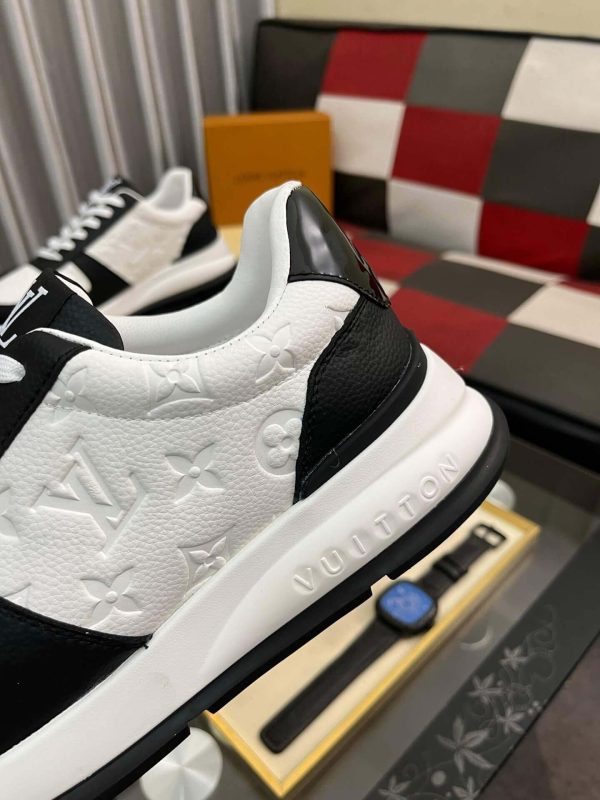 LouisVuittonsneakers_7_7e6878e3-0ec6-438f-89d0-9ef43157482a LV Run Away Trainers in Black and White