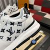 LV Run Away Trainers in Black and White Monogram Canvas