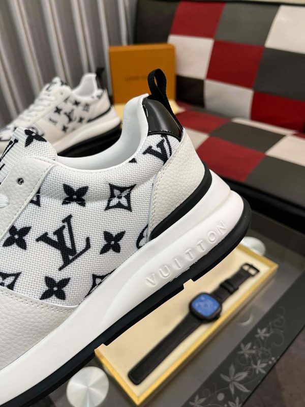 LV Run Away Trainers in Black and White Monogram Canvas