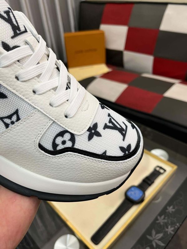 LV Run Away Trainers in Black and White Monogram Canvas