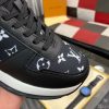 LV Run Away Trainers in Black Monogram Canvas