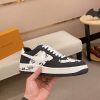 LV x Nike Air Force 1 Low Sneaker Black and White