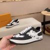 LV x Nike Air Force 1 Low Sneaker Black and White