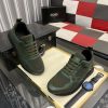 BOSS TTNM EVO Green Hybrid Trainers with Fishbone Sole