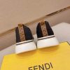 Black Fendi FF Monogram Flow Sneakers