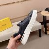 Black Fendi FF Monogram Flow Sneakers