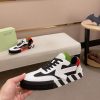 Off-White Floating Arrow Low Vulcan Leather Sneaker in White and Black