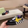Off-WhiteNewLowVulcanizedsneakerinablackandyellowcolorway._1 Off-White Floating Arrow Low Vulcan Leather Sneaker in Black/Grey/Yellow