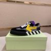 Off-WhiteNewLowVulcanizedsneakerinablackandyellowcolorway._7 Off-White Floating Arrow Low Vulcan Leather Sneaker in Black/Grey/Yellow