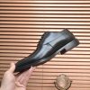Prada Black Leather Oxford Shoes