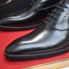 Prada Black Leather Oxford Shoes