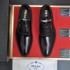 Prada Black Leather Oxford Shoes