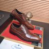 Prada Brown Formal Lace-Up Shoes