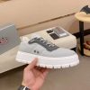 Prada Ivory Leather Sneakers