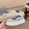 Prada Ivory Leather Sneakers